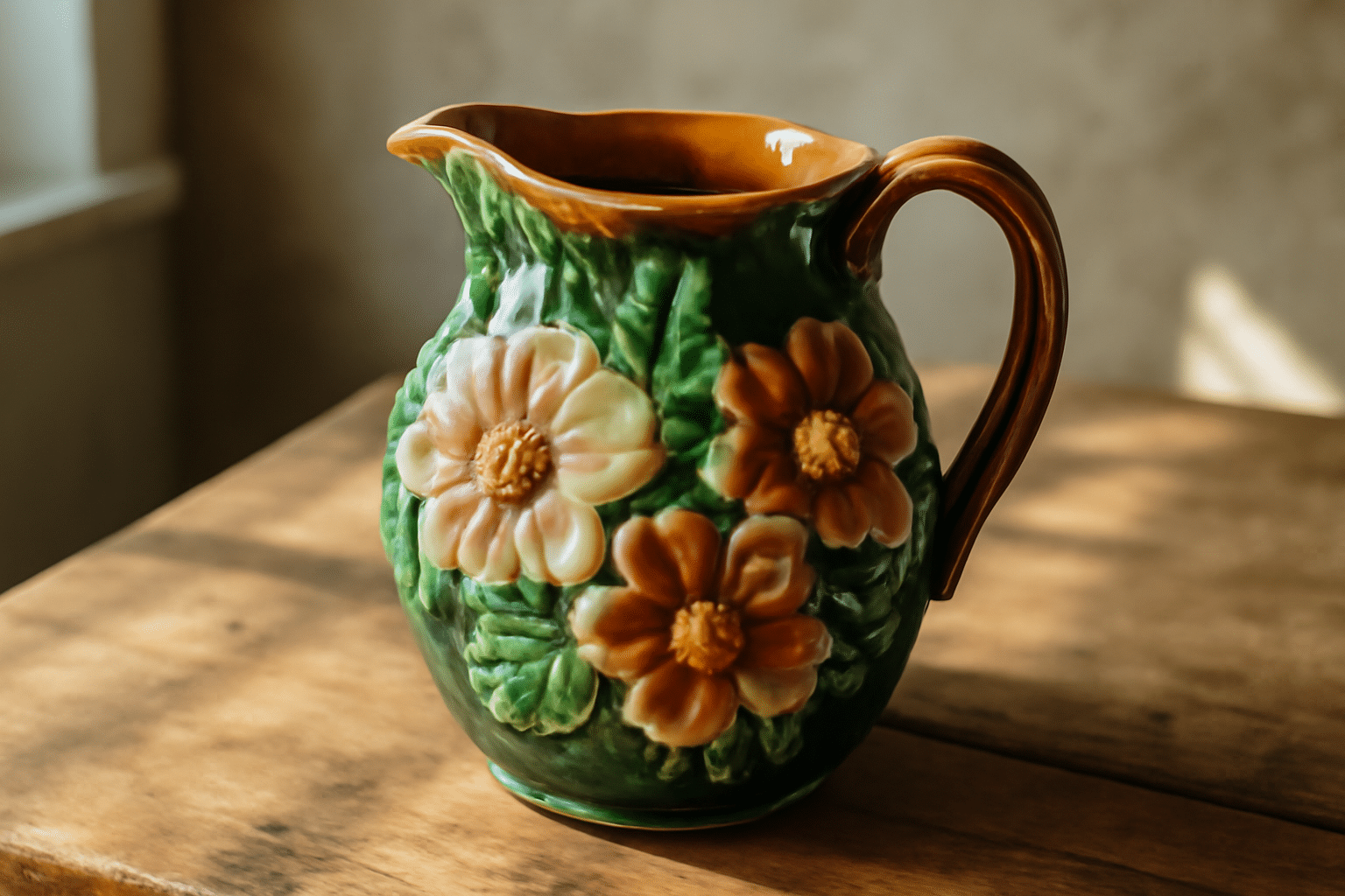 Application de barbotine sur une pièce de poterie par un artisan, technique de finition et de réparation céramique
