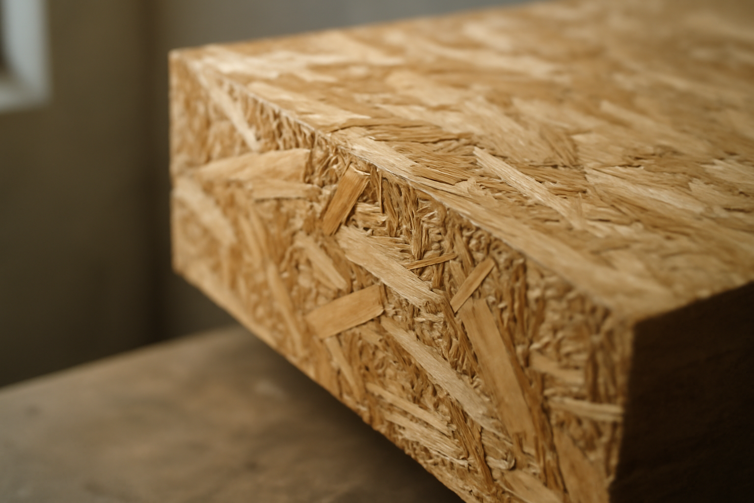 Pose de planche OSB sur ossature — panneau OSB rigide pour plancher, cloison et isolation