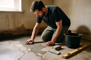 Ragréage autonivelant pour sol intérieur - chape lisse et durable, pose rapide pour rénovation et pose de revêtements