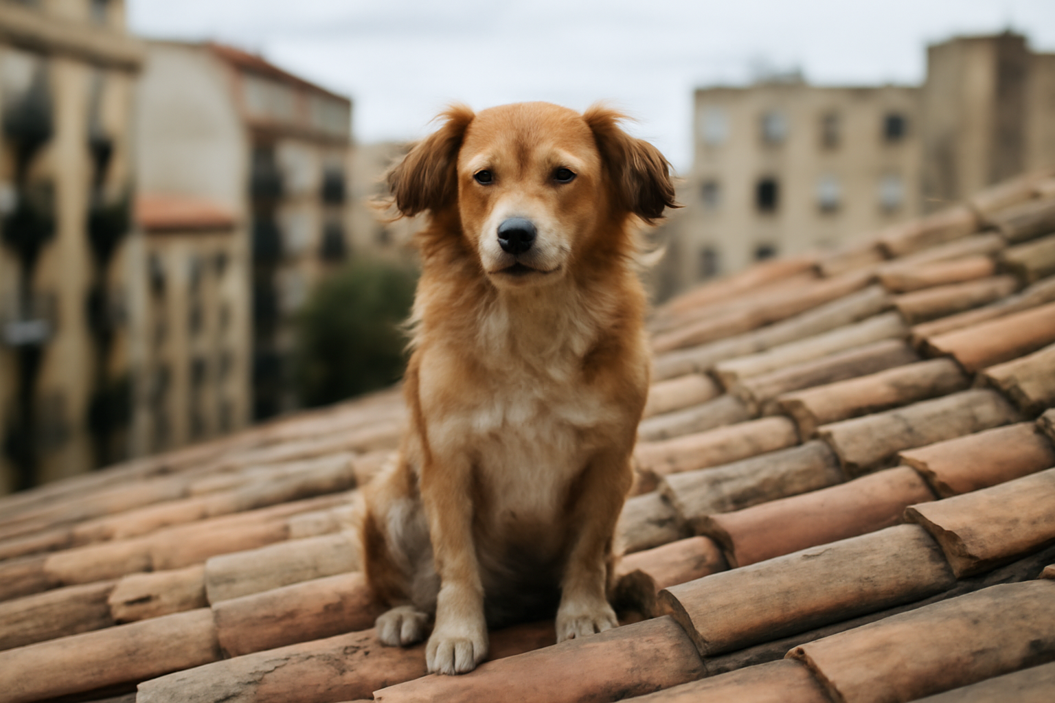 Détail d'un chien-assis en tuiles sur toit incliné, pose, finition et raccordements