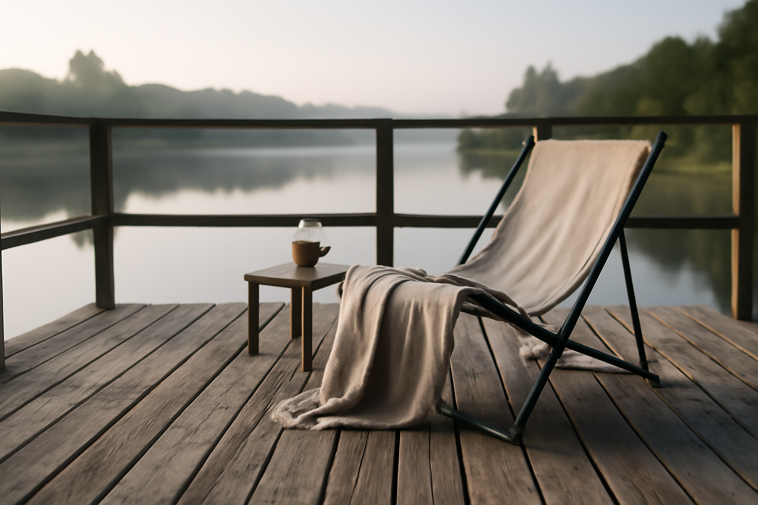 Terrasse sur pilotis contemporaine en composite, éclairage intégré et accès direct au jardin