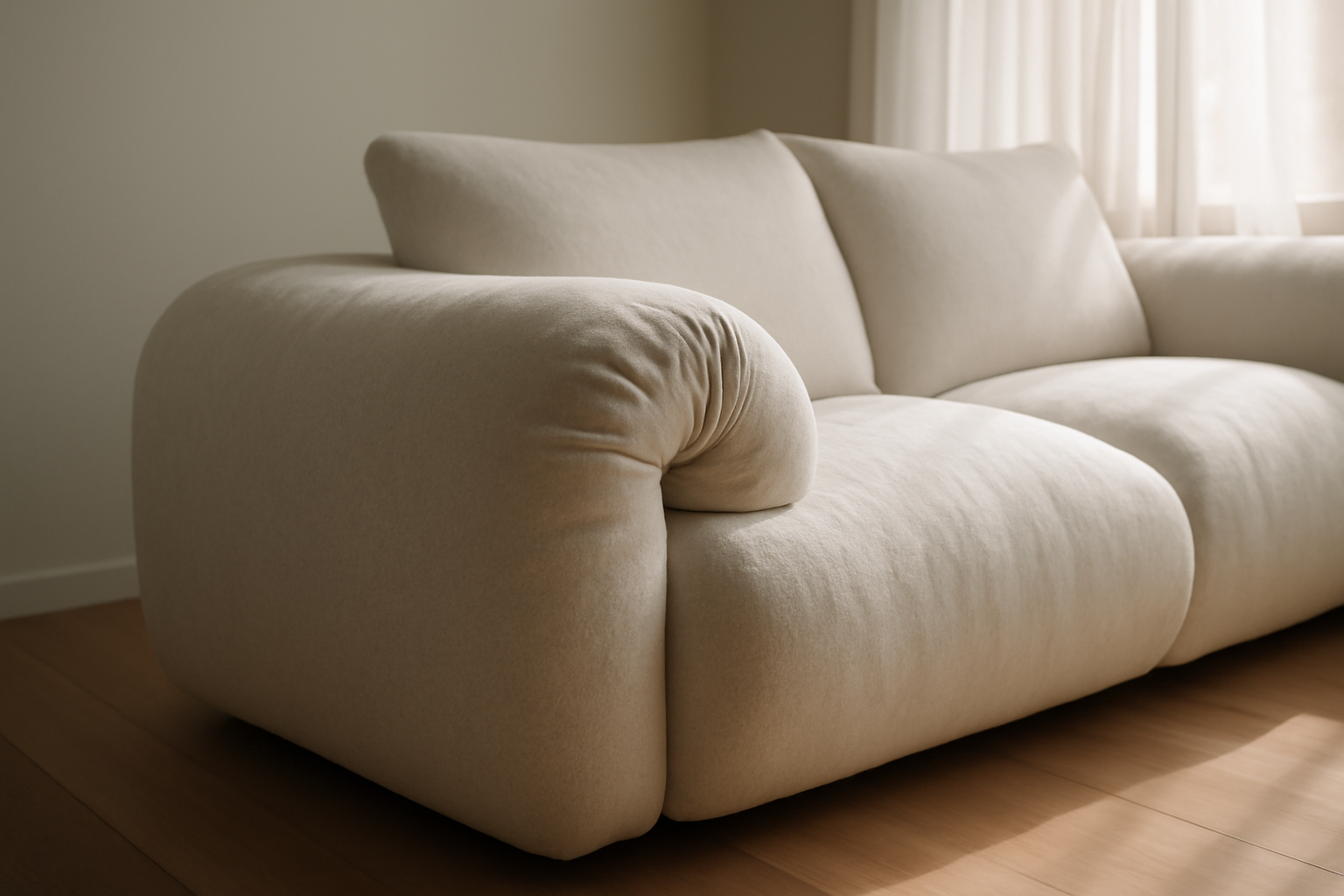 Canapé Nuage 2–3 places, coussins moelleux et assise profonde pour détente et décoration intérieure