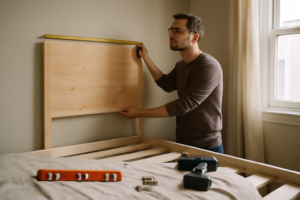 Tête de lit originale, design contemporain et finitions élégantes — pièce maîtresse déco pour chambre moderne